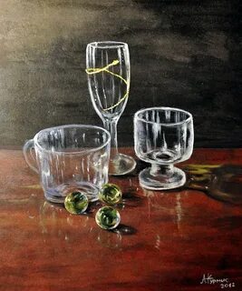 Изображение стеклянных предметов