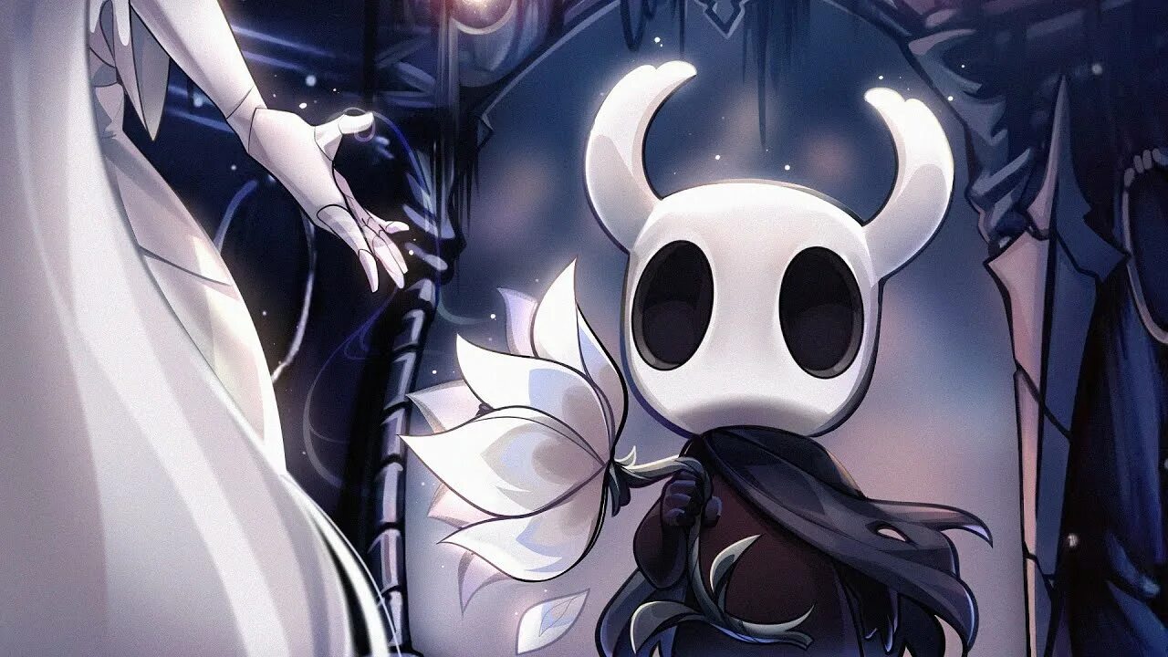 Go hollow. Серая плакальщица hollow knight. нежный цветок hollow knight. марисса холлоу найт. холлоу найт нежный цветок.