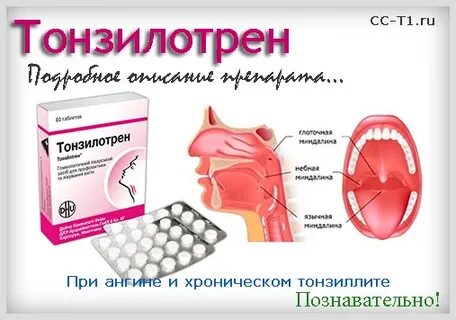 Лекарство от воспаления гланд