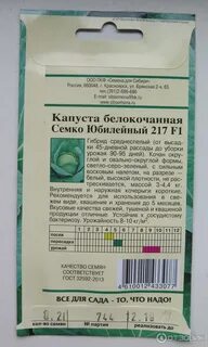 Сорт капусты юбилей