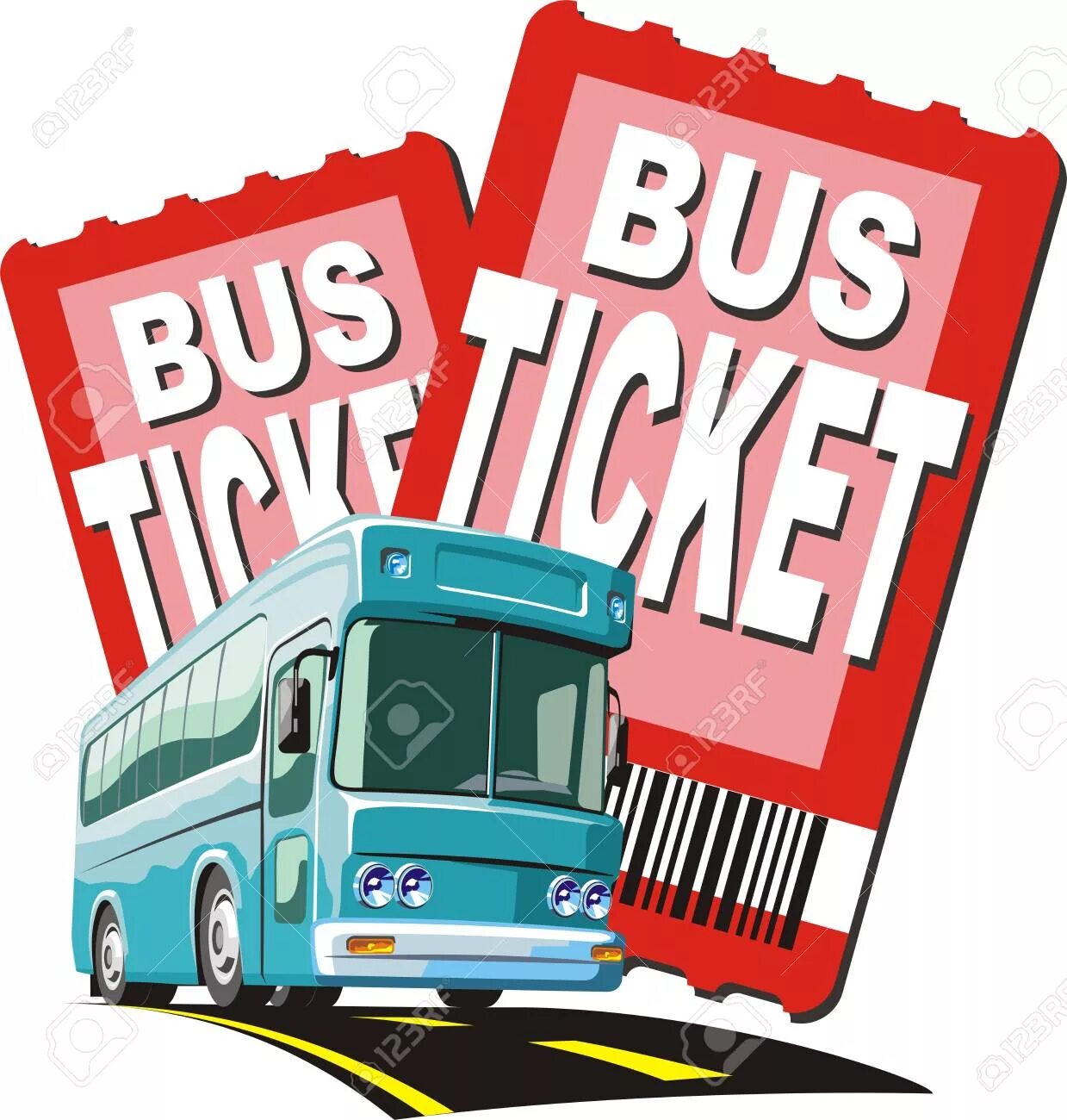 Ticket on bus