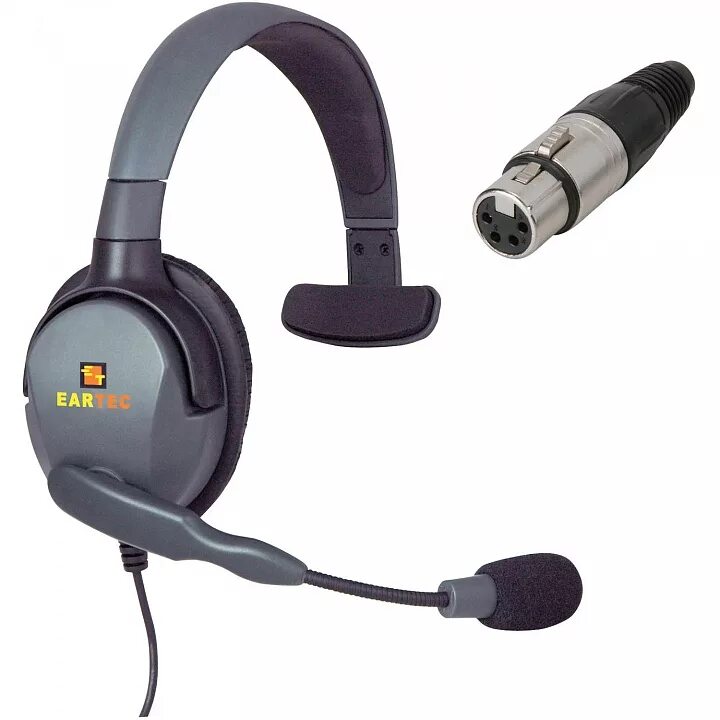 Комплект связи Eartec Hub 5-s. Eartec Max 4g Single Headset with 5-Pin XLR male Connector. Eartec Ultralite. Проводная моногарнитура.