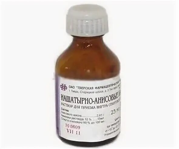 Нашатырно анисовые капли на латинском