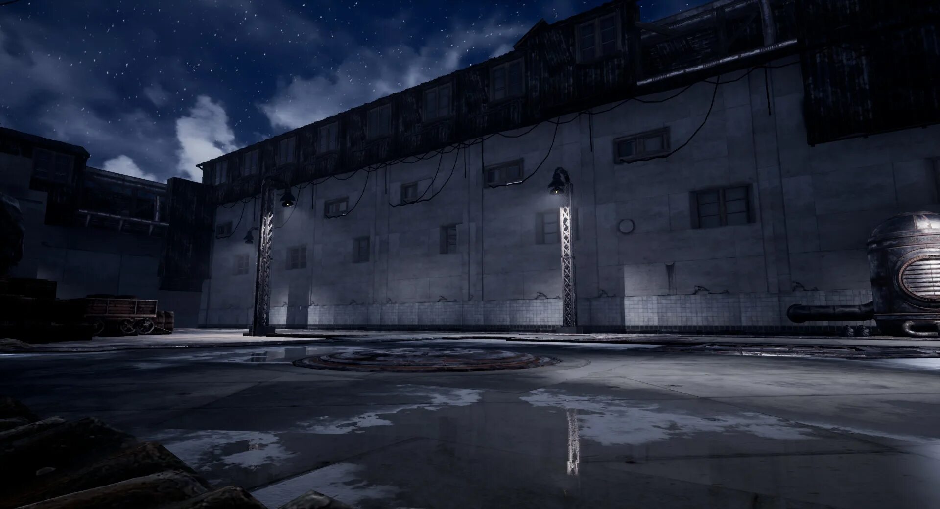 Unreal engine scene. Ночной город unreal engine. unreal engine level design showcase. soul city. свет просвечивает через стены lumen unreal engine.