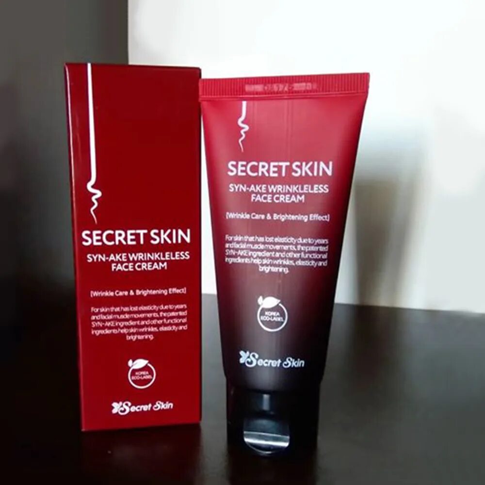 Secret skin крем. Secret Skin syn-ake wrinkleless face Cream 50. Secret Skin syn ake. Крем для лица со змеиным ядом syn-ake wrinkleless face Cream 50гр. Secret Skin змеиный пептид.