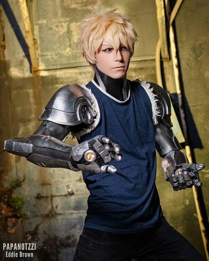 Мужской косплей. Генос косплей. one punch man genos cosplay. генос в костюме. лучшие косплеи аниме генос.