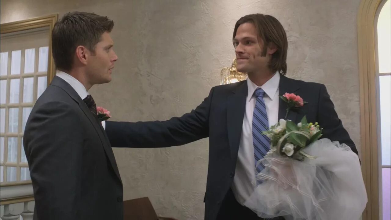 сверхъестественное сэм женится. сэм женится. джаред падалеки и женевьев кортезе. сверхъестественное сэм и бекки. бекки сверхъестественное.