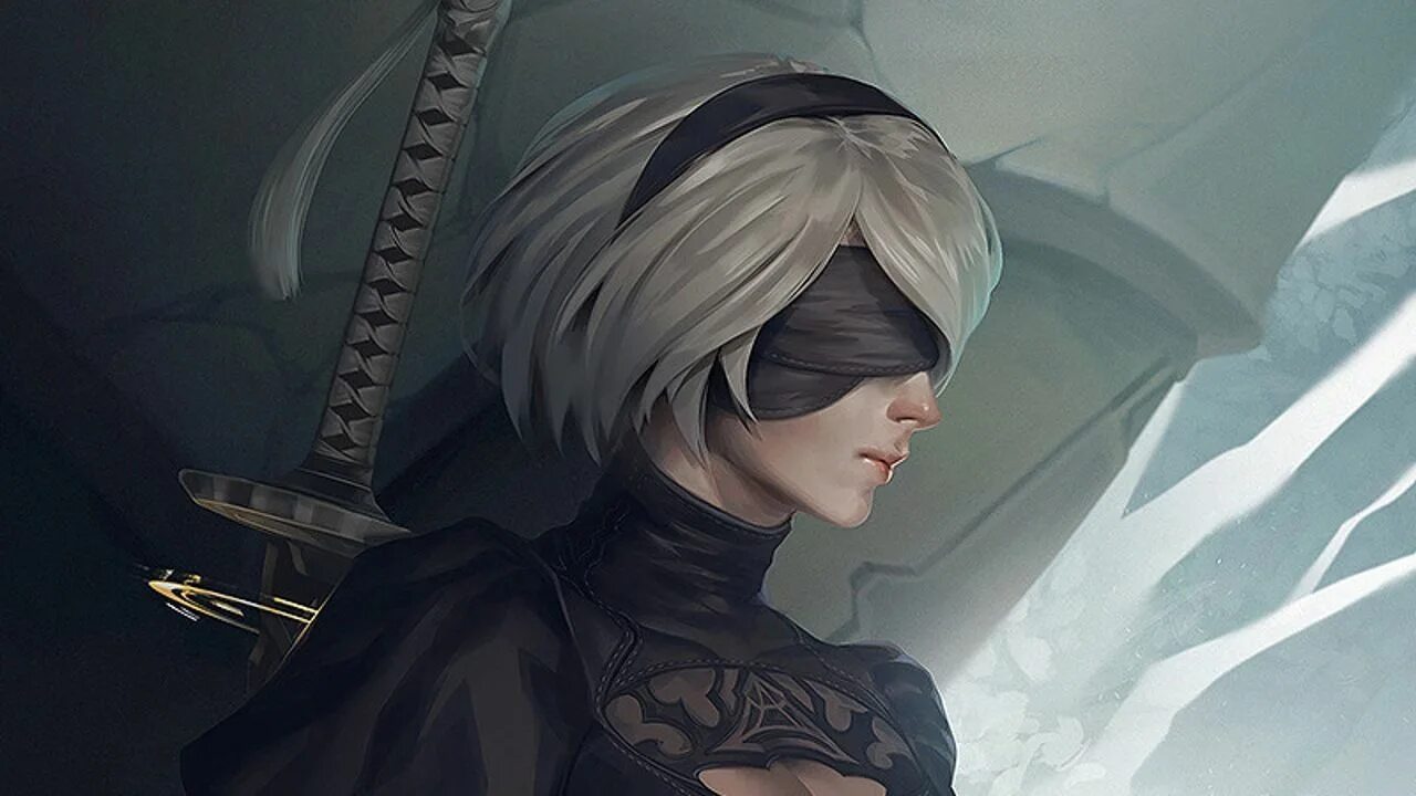 2b NIER. Нур аутомата. А2 NIER арт. NIER: Automata.