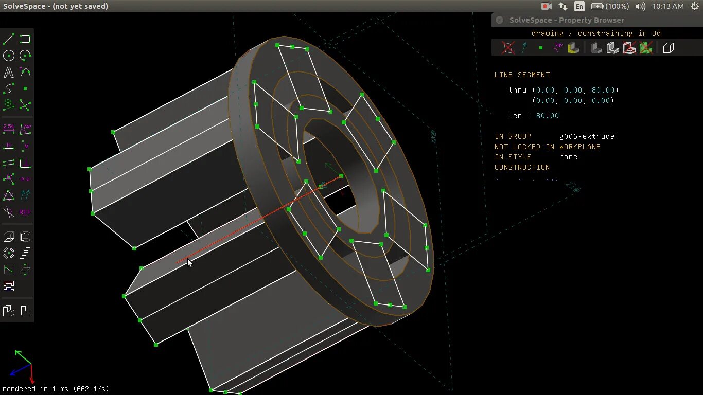 Solvespace. Чертежи для solvespace. solvespace linux.