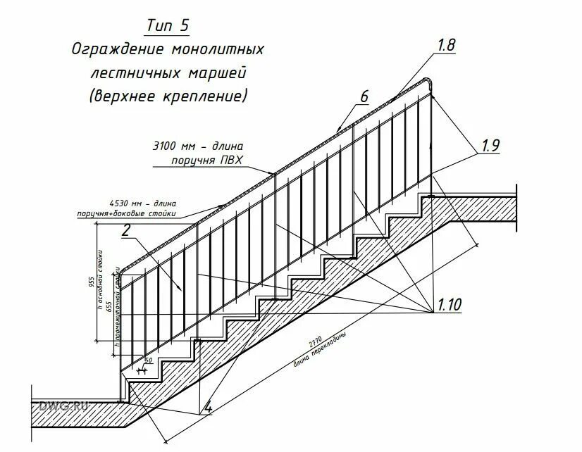 Высота перил маршевых лестниц. Ограждение лестниц сбоку чертеж. Ограждение лестниц крепление сбоку чертеж. Высота ограждения поручня 1200 чертеж. Схема установки перильного ограждения лестниц.