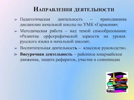 Дисциплины начальной школы