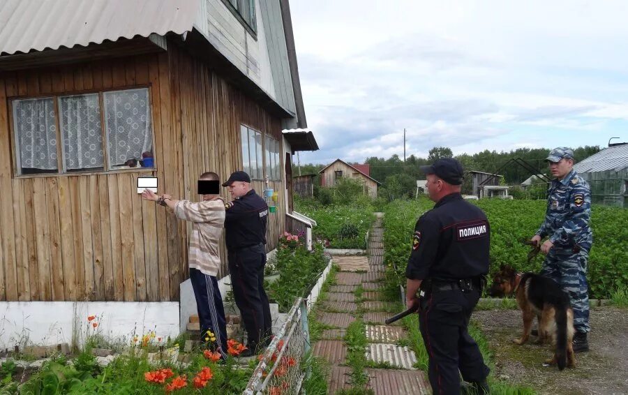 Участков за исключением случаев установленных. Дачная кража. полиция на даче. обыск участков местности. полицейский участок в деревне.