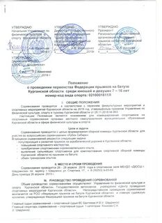 Положение спортивных соревнований это