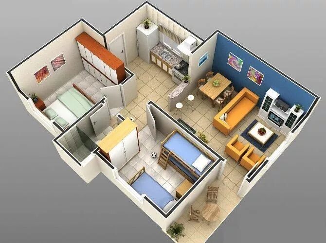 3д планировка дома бесплатно на русском Find the best global talent. House floor plans, 3d house plans, Model house plan
