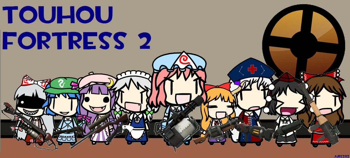 Игры tf2 touhou fortress. Touhou tf2. touhou team fortress комикс.