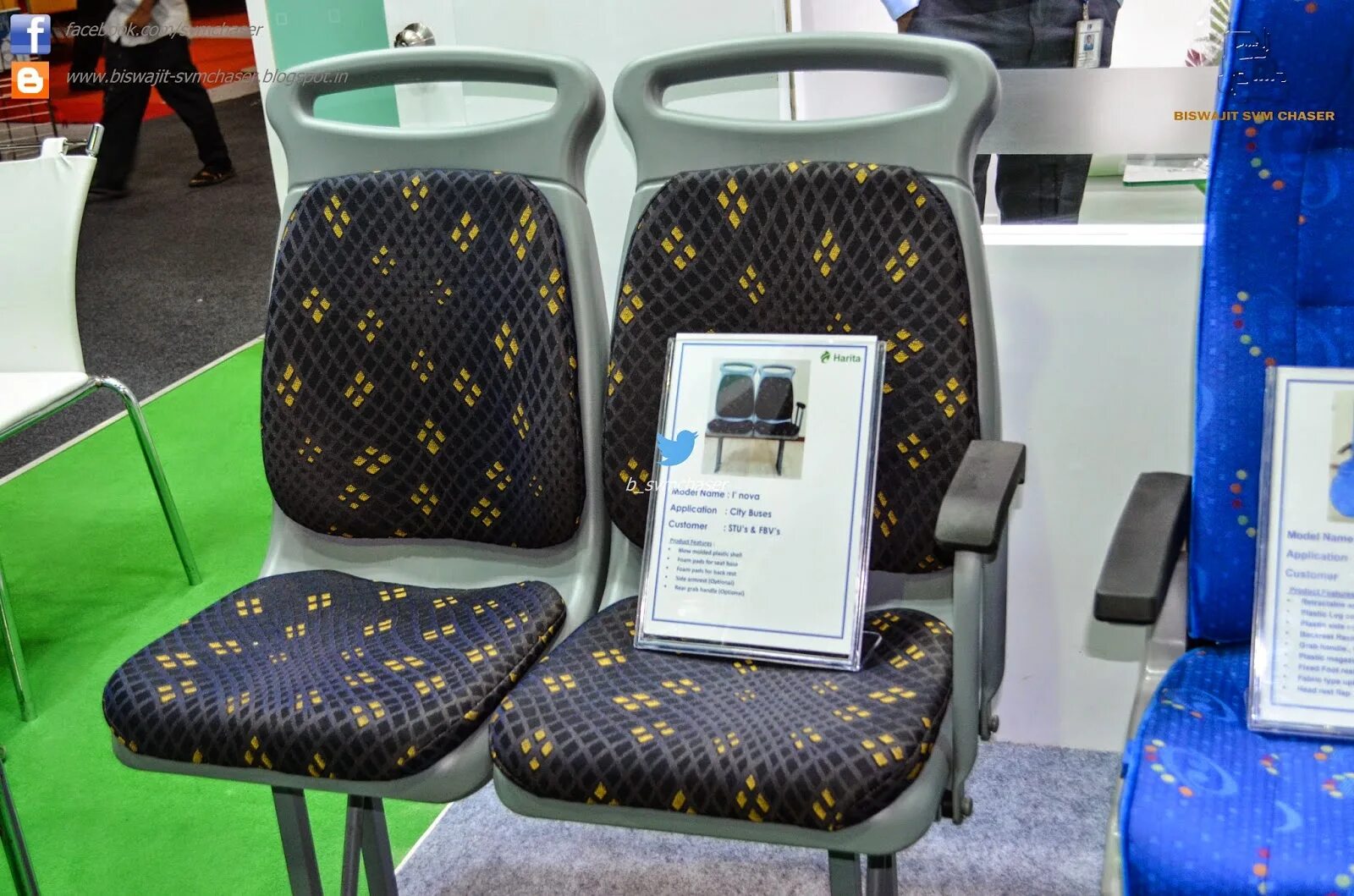 Bus seats. 3d model Lux Seat for Bus.