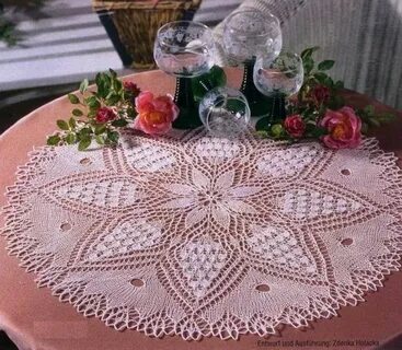 Салфетки спицами