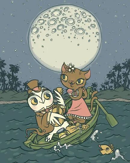 The owl and the pussycat. The Owl and the Pussycat иллюстрации. Owl and the Pussycat отель. Stravinsky the Owl and Pussycat.