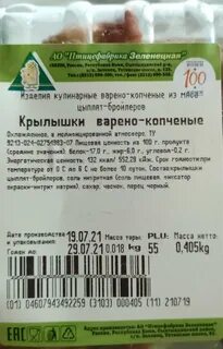 Калории в крыльях