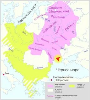 Славяне ильменские племена