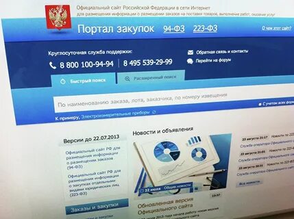 Размещение официальной информации