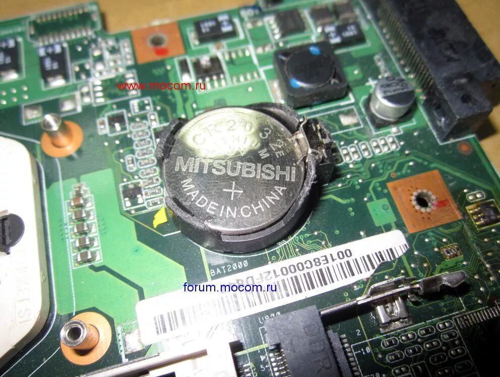 Как поменять батарейку в ноутбуке asus