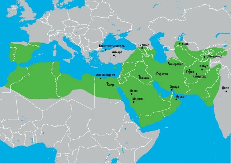 Арабские государства на карте. Арабский халифат карта. Территория арабского халифата. Территория арабского халифата на карте. Территория арабского халифата в 632 году.