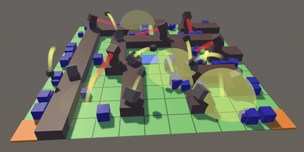 Изучаем c через разработку игр на unity. Мортира товер дефенс. игры на построение. подача разработки игры дизайн. юнити разные игры туториал.