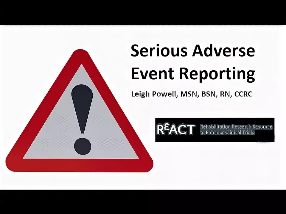 Crown Trial adverse events. Suspected unexpected serious adverse Reaction.