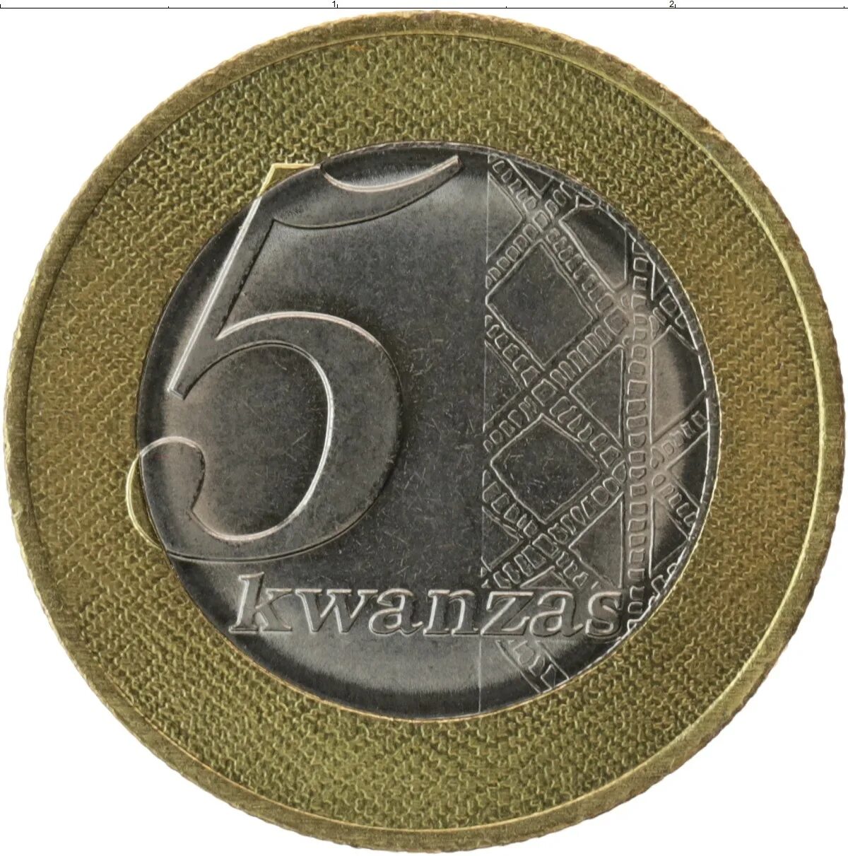 Ангола 5 кванз 2012 год - UNC. 20 от 110 рублей