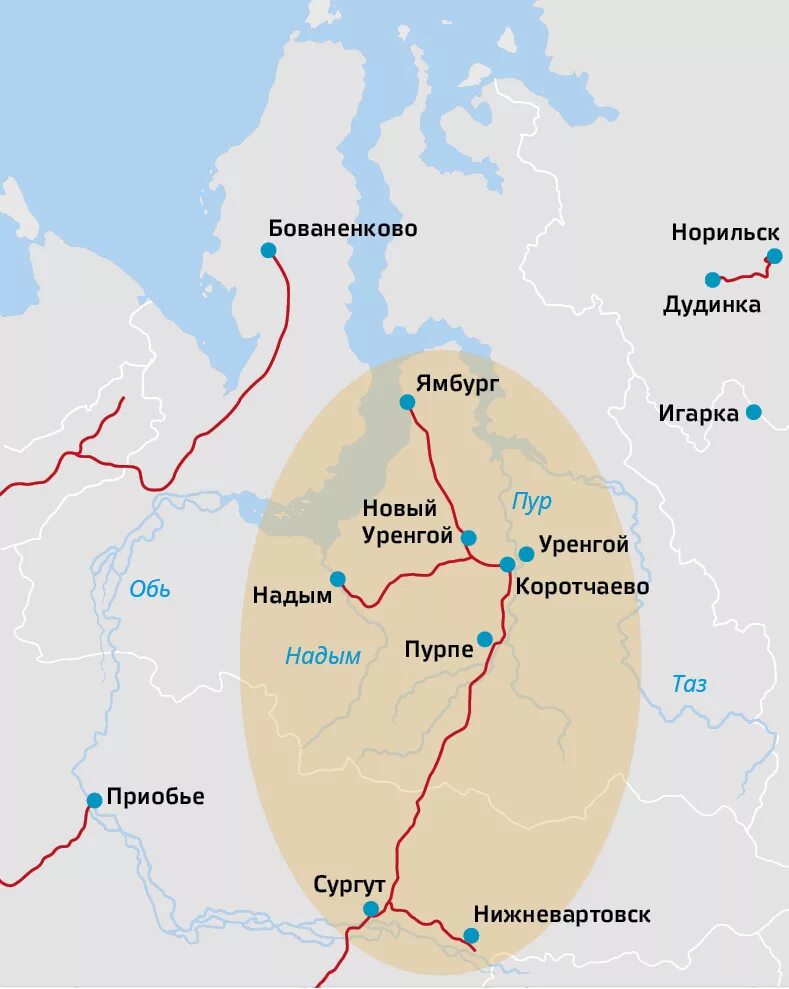 Уренгой тазовский расстояние. Карта Ямбурга Ямал. Уренгой на карте. Ямбург на карте. Уренгой Ямбург на карте.