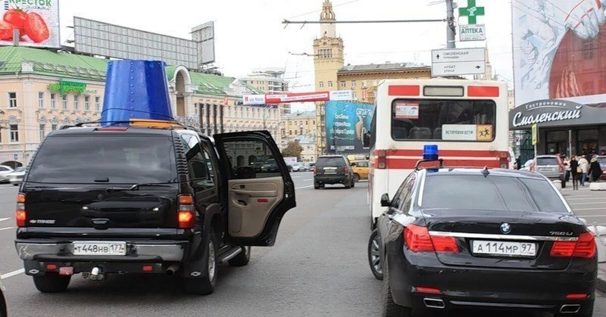 Мигалки нет