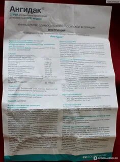 Ангидак полоскание инструкция по применению