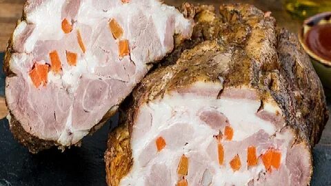 Свинина с чесноком в фольге