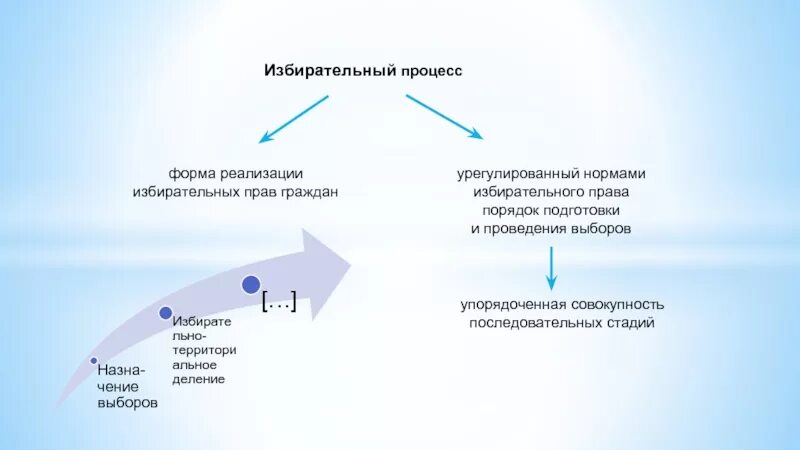 Формы и процедуры избирательного процесса. Избирательный процесс реализуемый избирательным правом.