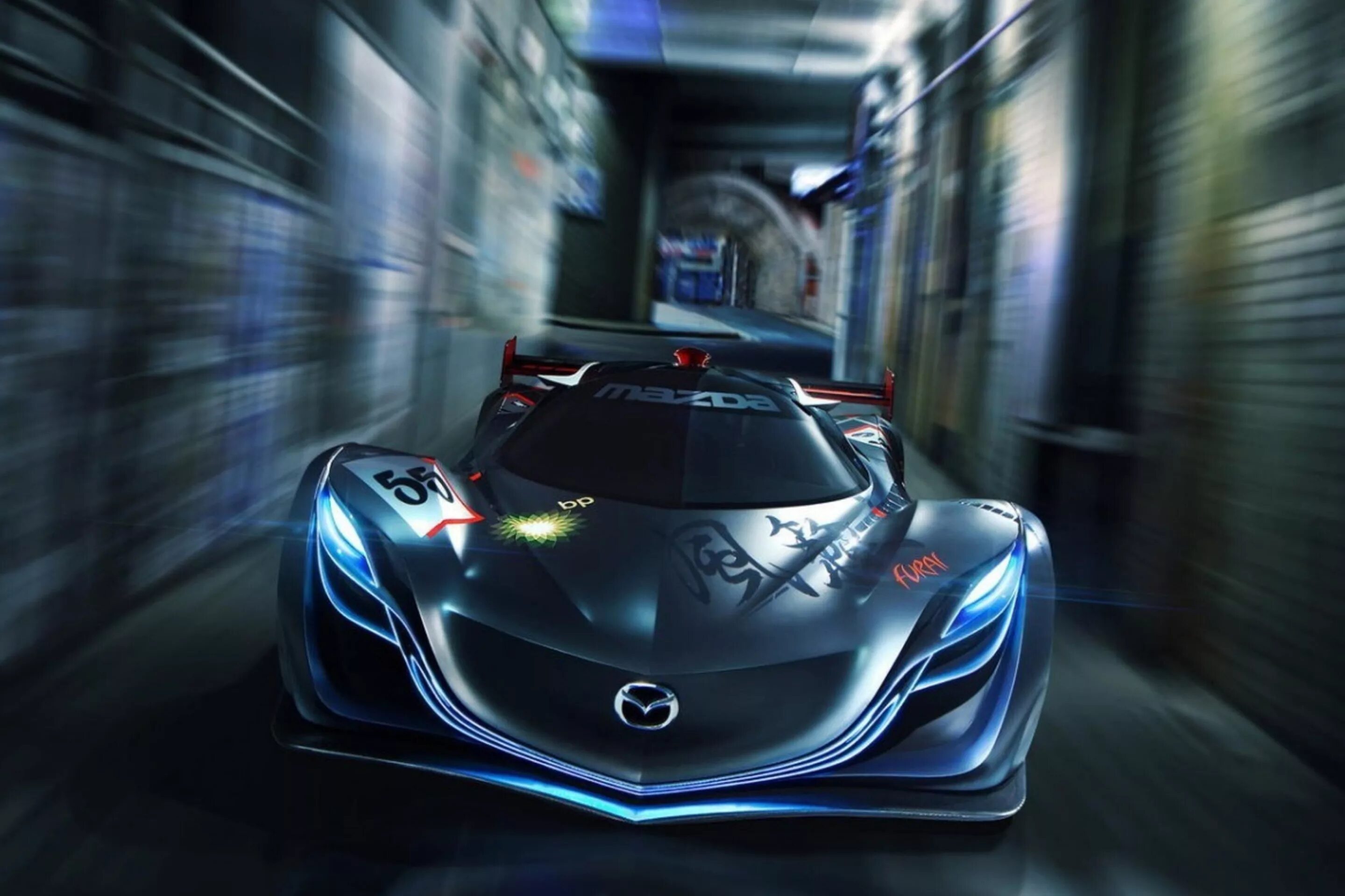 Mazda арт. Mazda Furai. Mazda Furai Concept. Mazda Furai Wallpaper. Mazda Furai CSR Racing.