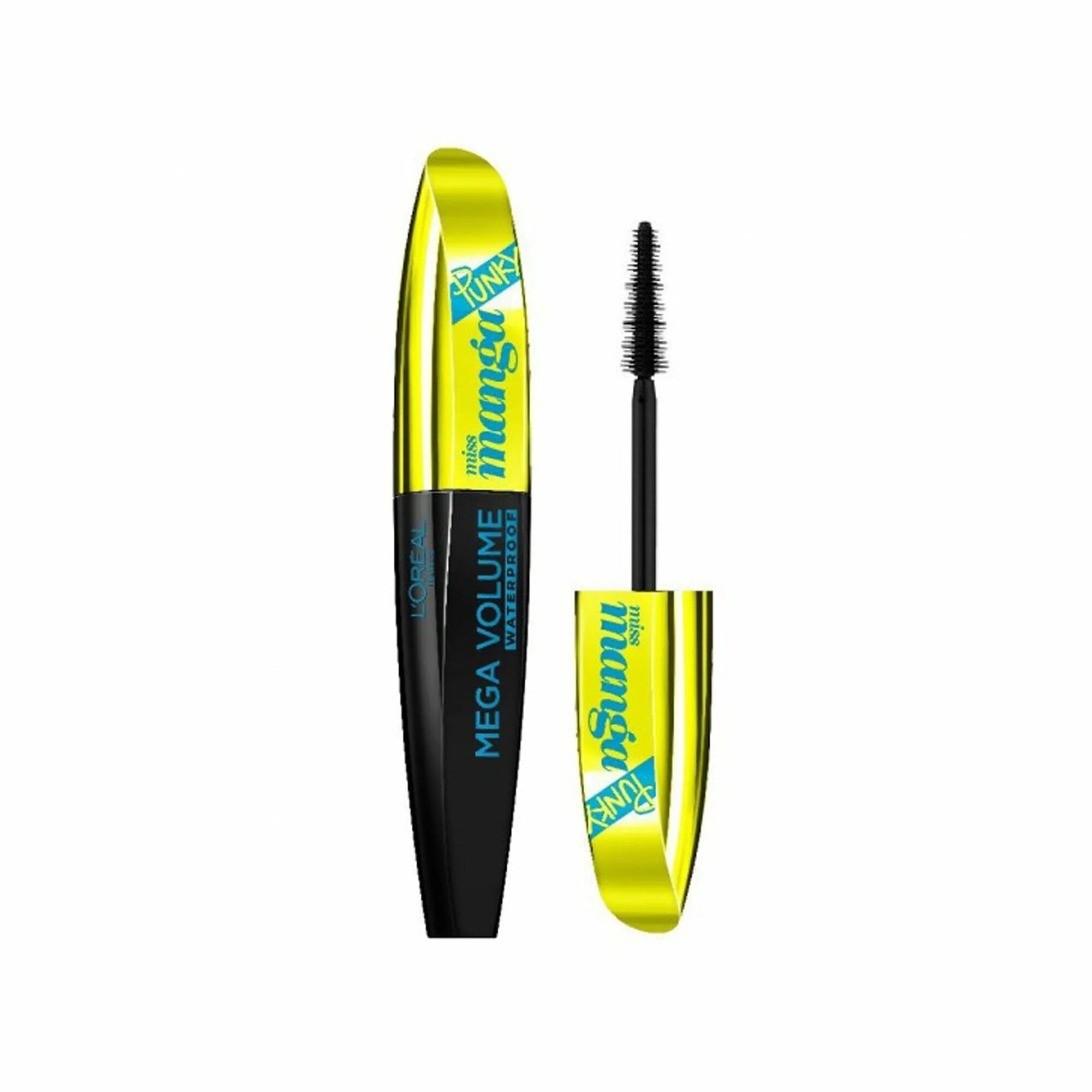 Тушь laf отзывы. Тушь лореаль Mega Volume Miss. Лореаль Mascara Waterproof. Тушь лореаль волюм Федин. Тушь Loreal водостойкая.