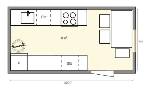 Планировка квартиры 8 8