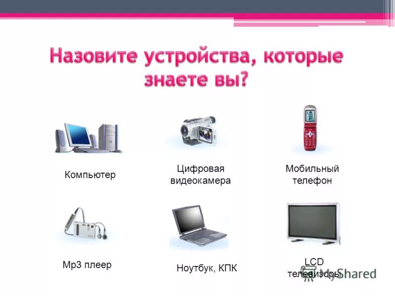 Какую ты знаешь компьютер. Какую ты знаешь компьютер