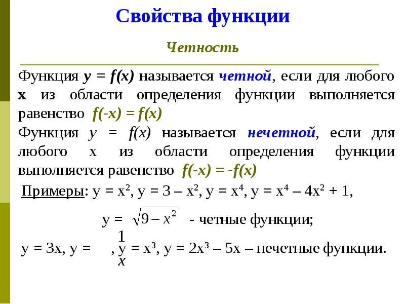 Свойства четной функции. Функция называется четной если. Функции от х называется. Функция от функции. 1 что называется функцией