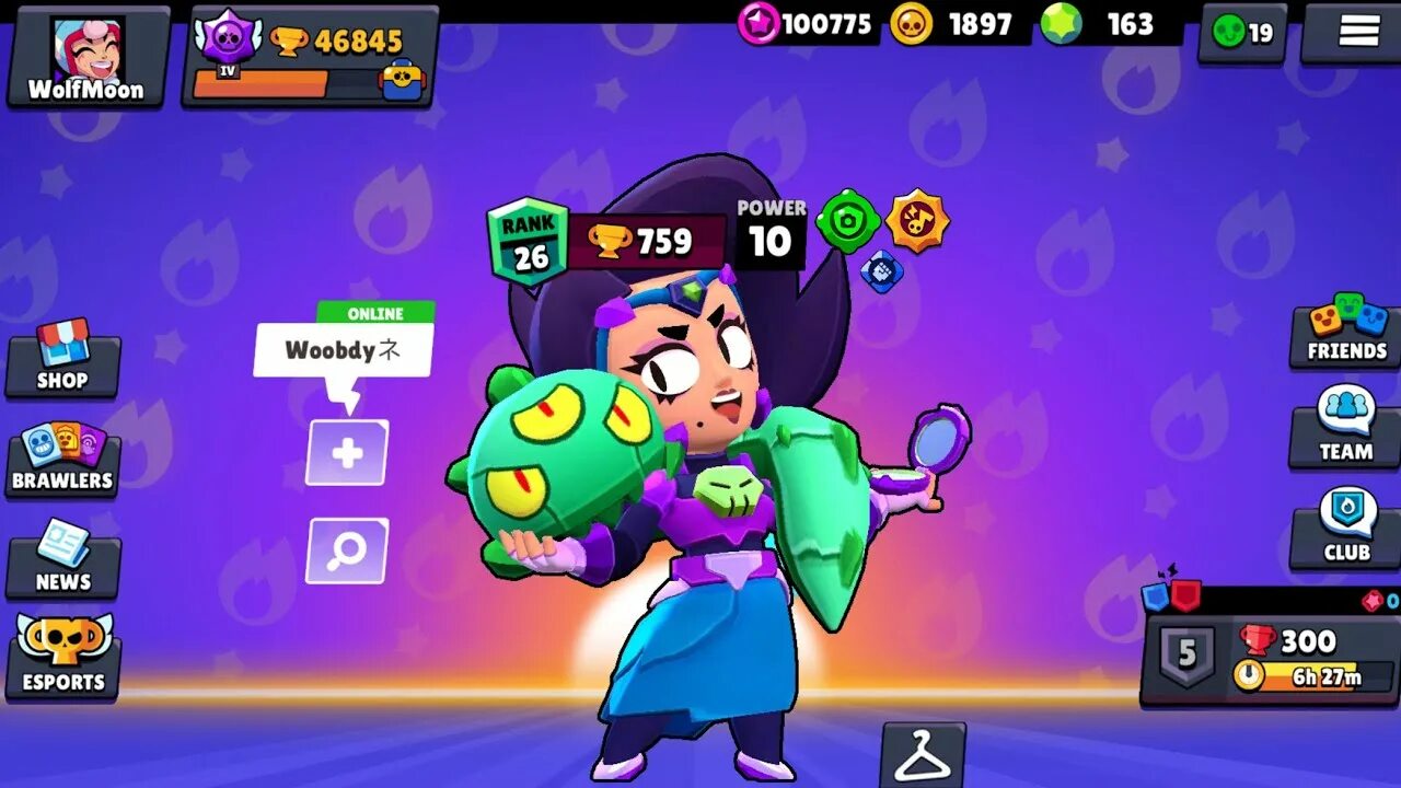 Galaxy brawl stars. БРАВЛ пасс с Лолой.