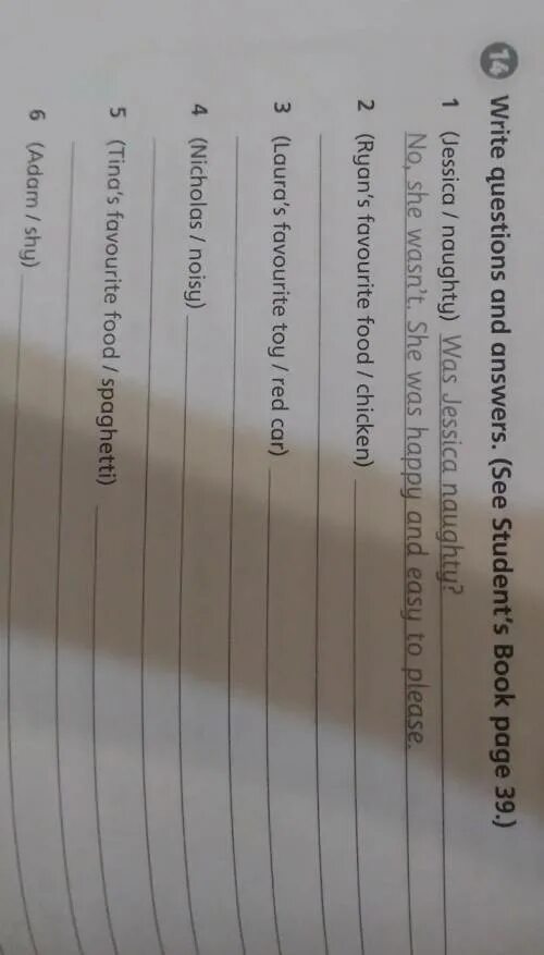 10 write the questions. Write questions and answers.