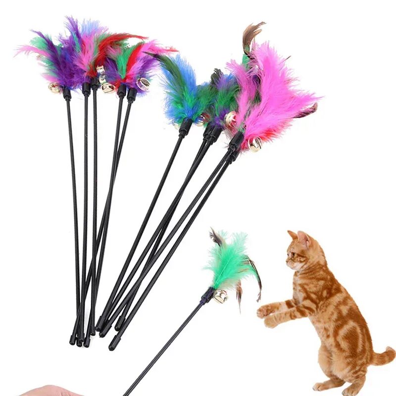 Игрушки для кошек с перьями. Игрушка для кошки на палке. Игрушка «котенок». Игрушка для кота на палочке. Игрушка для кота палочка с перьями.