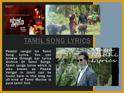 Tamil song lyrics by Tamil Song Lyrics - Issuu.