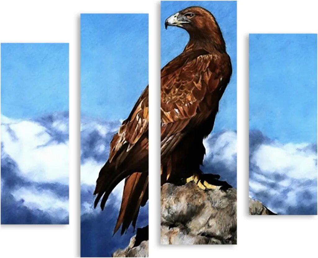 Картина на холсте Орел. Модульная картина Орел. Печать на холсте Орел. Сообщение об Орле. Купить 150 орлов
