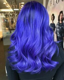 Сине фиолетовые волосы (71 фото) .