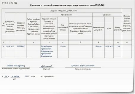 Штраф за сзв тд при увольнении