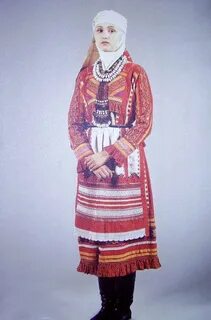 Национальный костюм чувашии женский
