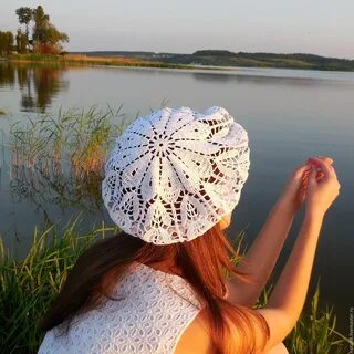 Беретка крючком для женщин