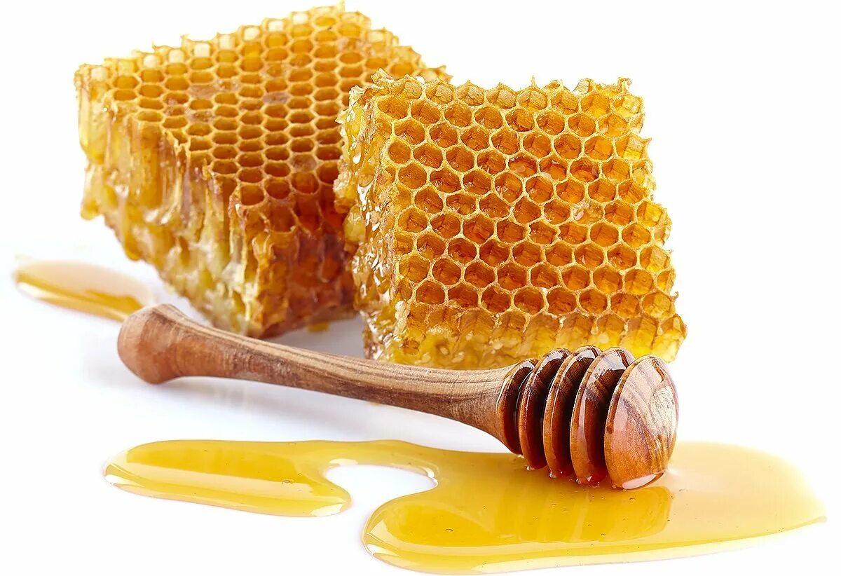 Соты. Мёд в сотах. Медовые соты. Ложка для меда.